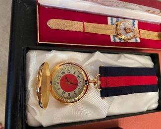 Presidential themed pocket watch
