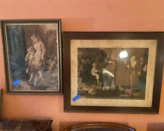 Antique lithographs 25 each