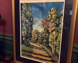 Cuban artist water color, larger then it looks $40