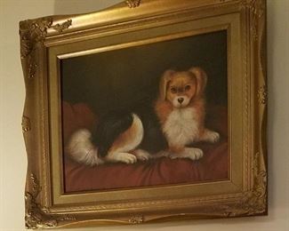 Oil on stretched canvas