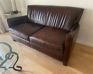 leather sofa