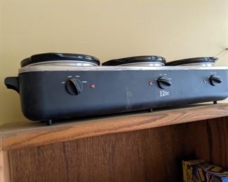 Elite 3 burner crock