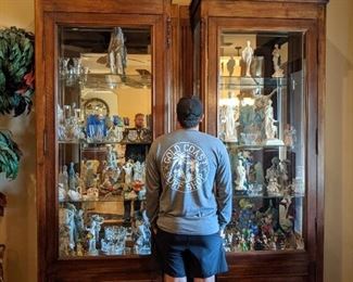 French curio cabinets