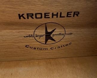 Kroehler custom furniture