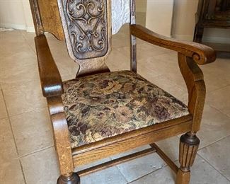 carved wood dinning table