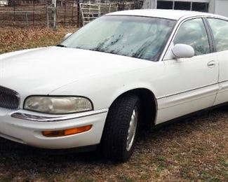 1999 Buick Park Avenue Passenger Car, VIN # 1G4CW52K8X4628314, Miles Showing On Odometer 87,807