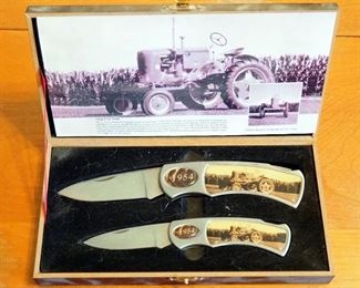 1954 Case VAH Pocket Knife In Wood Box, Case Limited Edition Purple Peanut Pocket Knife And Gerber Urban Companion Knife