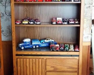 Pure And Simple Solid Wood Lighted 3 Drawer Hutch, 71.5" x 38" x 17"