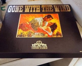 Philips 19" LCD TV, Model 19PFL3403D/27, SV2000 VCR/DVD Player, With Assorted DVDs And Gone With The Wind VHS Set