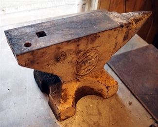 Single Horn Anvil, Approximately 50 Lbs., 7.5" x 14.5" x 6"