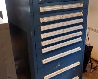 Stanley Vidmar 12 Drawer Parts Cabinet, 59" x 30" x 28"