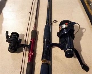 Abu Garcia Bronco Rod And Reel And Master Boron C Rod With Shimano Reel