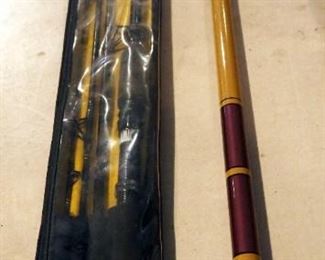 Olympic Fiberglas Hand Telescopic Stream Fishing Rod And South Bend Graphite Composite Black Beauty Spinning Rod