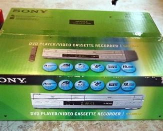 Sony DVD/Video Cassette Player Model SLV-D251P, With Remote, New In Box