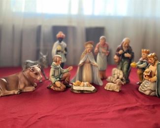 Vintage Hummel nativity scene