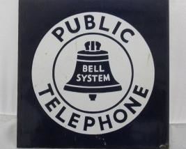 Porcelain Telephone Flange Sign