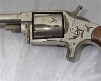 1871 Ranger 6 Shot Gamblers Revolver Made By Hopkins & Allen
