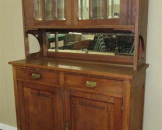 Oak 2 Piece Sideboard