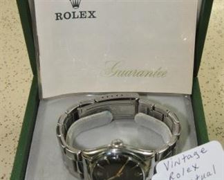 Vintage Rolex Perpetual Watch in Box