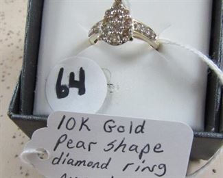 10K Gold & Diamond Ring