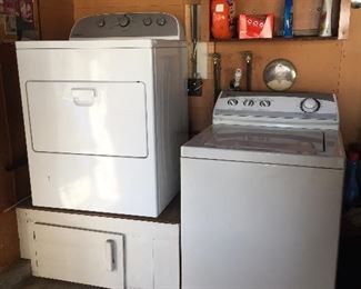 Whirlpool steam dryer - Nearly new. Maytag washer. 
