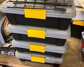 Tool storage bins