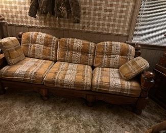 Broyhill Camp Style Cushioned Sofa