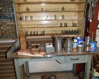 Vintage Mail Sorting Table