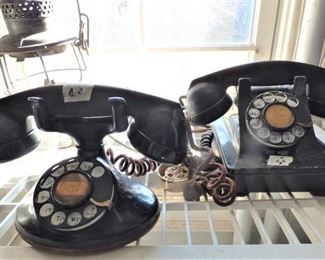 Antique Bakelite Telephones