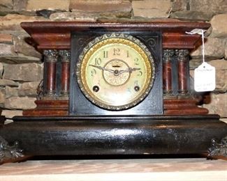 Antique Ingraham Mantle clock (AS IS: Overwound)