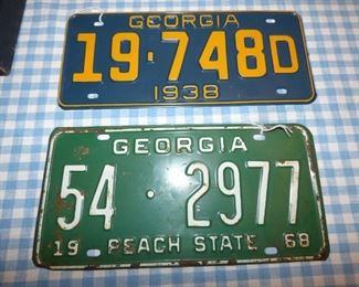 Vintage Car Tags