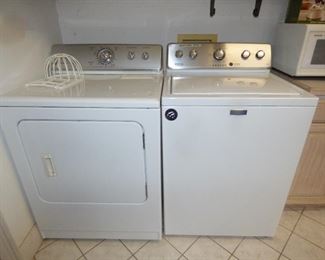 Maytag  "Centennial"  Washer & Dryer with stainless steel drum