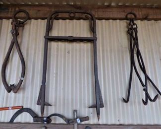 Antique grapplers, scythes