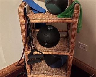 Miscellaneous workout equipment....