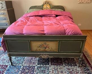 Antique full bedframe