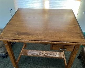 Antique drafting table 48"W