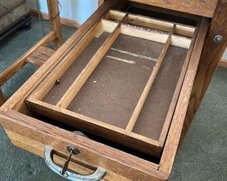 Antique drafting table 48"W