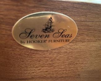 Hooker Furniture "Seven Seas" barrister.