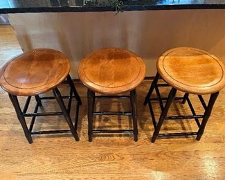 Nichols and Stone 24"H stools
