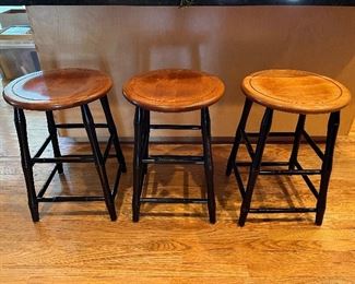 Nichols and Stone 24"H stools