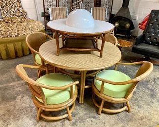 Flawless rattan/bamboo dinette set