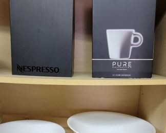 Nepresso Pure 3 boxes of Demi Cups & Saucers (New)