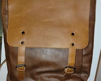 Leather Back Pack