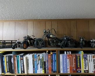 Model Motorcycles and books