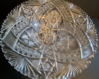 Large crystal bowl