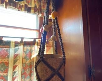 Macromame' Hanging planter