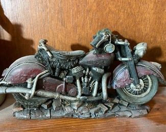 Motorcycle figurine