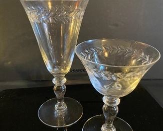 Vintage glasses. set of 12 each