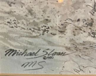 Michael Sloane signature. 1