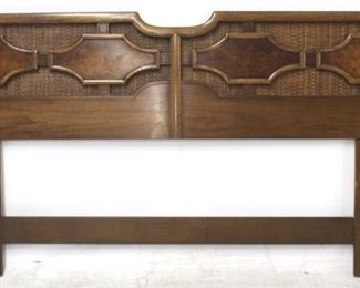 3256 - Vintage mid-century king size headboard 39 x 79 1/2